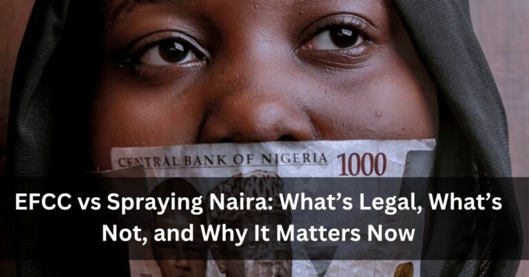EFCC vs Spraying Naira: What’s Legal, What’s Not, and Why It Matters Now